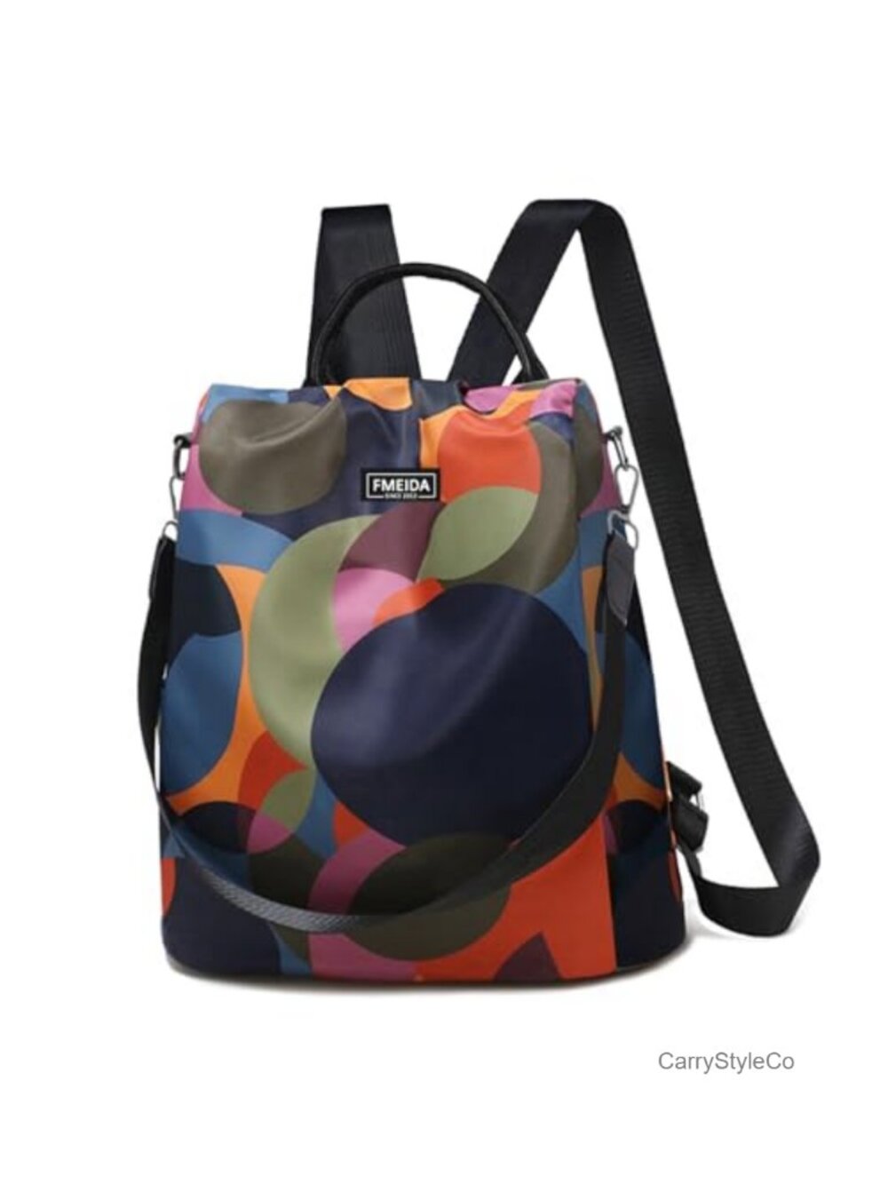 Anti Theft Nylon Backpack Purse Convertible Travel Daypack